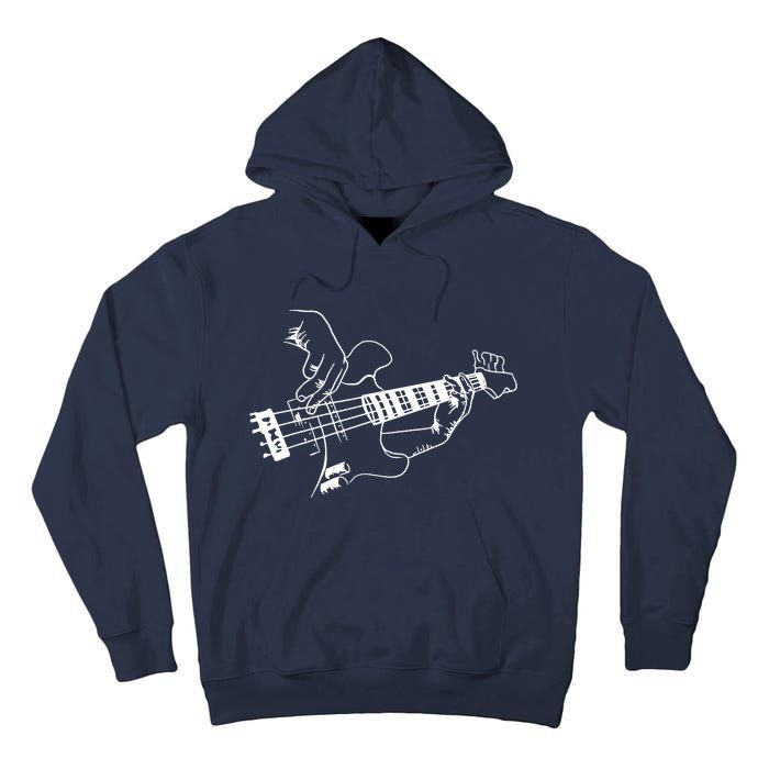 Bass Guitar Player Music Guitarist Musician Rock Tall Hoodie