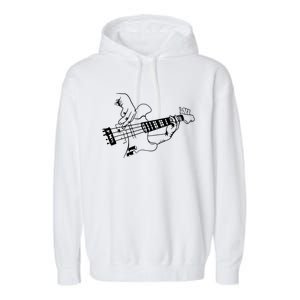 Bass Guitar Player Music Guitarist Musician Rock Garment-Dyed Fleece Hoodie