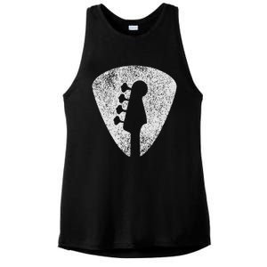 Bass Guitar Player Bassist Guitarist Musician Music Ladies PosiCharge Tri-Blend Wicking Tank