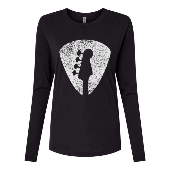 Bass Guitar Player Bassist Guitarist Musician Music Womens Cotton Relaxed Long Sleeve T-Shirt