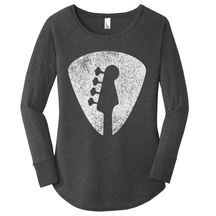 Bass Guitar Player Bassist Guitarist Musician Music Women's Perfect Tri Tunic Long Sleeve Shirt