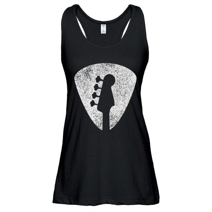 Bass Guitar Player Bassist Guitarist Musician Music Ladies Essential Flowy Tank