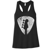 Bass Guitar Player Bassist Guitarist Musician Music Women's Racerback Tank