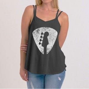 Bass Guitar Player Bassist Guitarist Musician Music Women's Strappy Tank