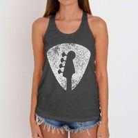 Bass Guitar Player Bassist Guitarist Musician Music Women's Knotted Racerback Tank