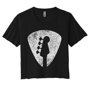 Bass Guitar Player Bassist Guitarist Musician Music Women's Crop Top Tee