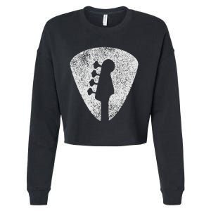 Bass Guitar Player Bassist Guitarist Musician Music Cropped Pullover Crew