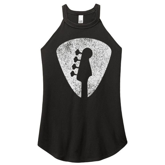 Bass Guitar Player Bassist Guitarist Musician Music Women's Perfect Tri Rocker Tank