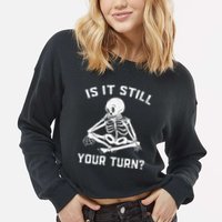 Board Game Player And Geek Fun Card Game Lovers And Nerd Cropped Pullover Crew