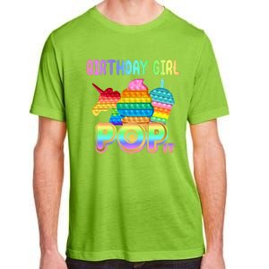 Birthday Girl Pop It Funny Cute Colorful Adult ChromaSoft Performance T-Shirt