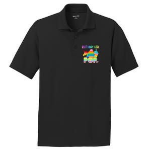 Birthday Girl Pop It Funny Cute Colorful PosiCharge RacerMesh Polo