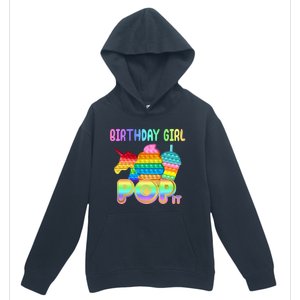 Birthday Girl Pop It Funny Cute Colorful Urban Pullover Hoodie