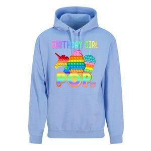 Birthday Girl Pop It Funny Cute Colorful Unisex Surf Hoodie