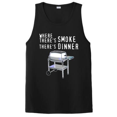 Bbq Grilling Pk Grill Smoker Barbecue Cooking Fathers Day Funny Gift PosiCharge Competitor Tank