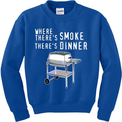 Bbq Grilling Pk Grill Smoker Barbecue Cooking Fathers Day Funny Gift Kids Sweatshirt