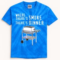 Bbq Grilling Pk Grill Smoker Barbecue Cooking Fathers Day Funny Gift Kids Tie-Dye T-Shirt