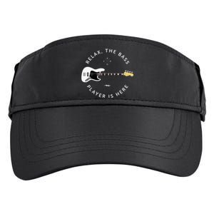 Bass Guitar Player Relax The Bass Player Is Here Adult Drive Performance Visor