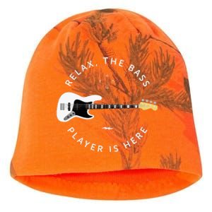 Bass Guitar Player Relax The Bass Player Is Here Kati - Camo Knit Beanie