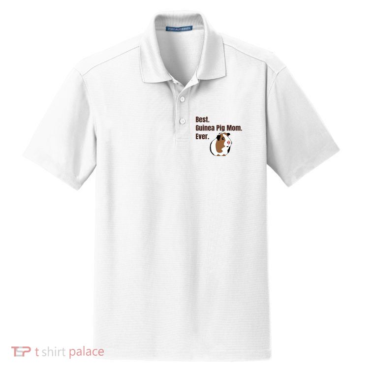 Best Guinea Pig Mom Ever Gift Pet Lover Gift Dry Zone Grid Polo