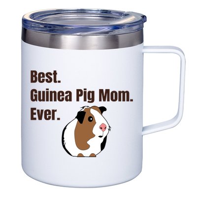 Best Guinea Pig Mom Ever Gift Pet Lover Gift 12oz Stainless Steel Coffee Mug