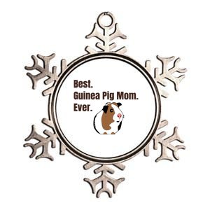 Best Guinea Pig Mom Ever Gift Pet Lover Gift Metallic Star Ornament