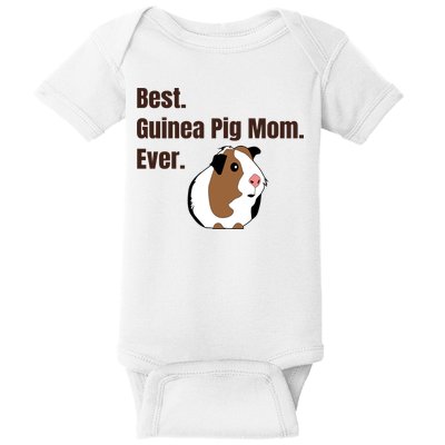 Best Guinea Pig Mom Ever Gift Pet Lover Gift Baby Bodysuit