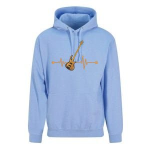 Bass Guitar Player Heartbeat Musical Instrument Bass Guitar Unisex Surf Hoodie