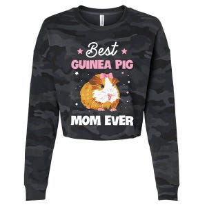 Best Guinea Pig Mom Ever Design For Your Guinea Pig Mom Cute Gift Cropped Pullover Crew