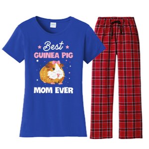 Best Guinea Pig Mom Ever Design For Your Guinea Pig Mom Cute Gift Women's Flannel Pajama Set