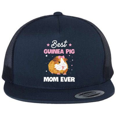 Best Guinea Pig Mom Ever Design For Your Guinea Pig Mom Cute Gift Flat Bill Trucker Hat