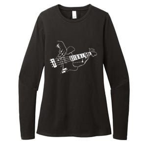 Bass Guitar Player Music Guitarist Musician Rock Womens CVC Long Sleeve Shirt