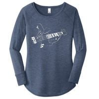 Bass Guitar Player Music Guitarist Musician Rock Women's Perfect Tri Tunic Long Sleeve Shirt