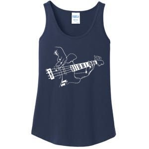 Bass Guitar Player Music Guitarist Musician Rock Ladies Essential Tank