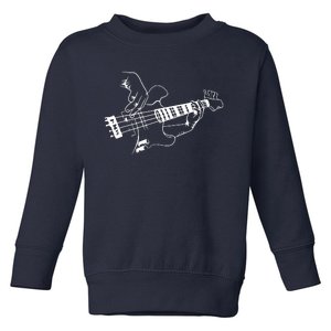 Bass Guitar Player Music Guitarist Musician Rock Toddler Sweatshirt