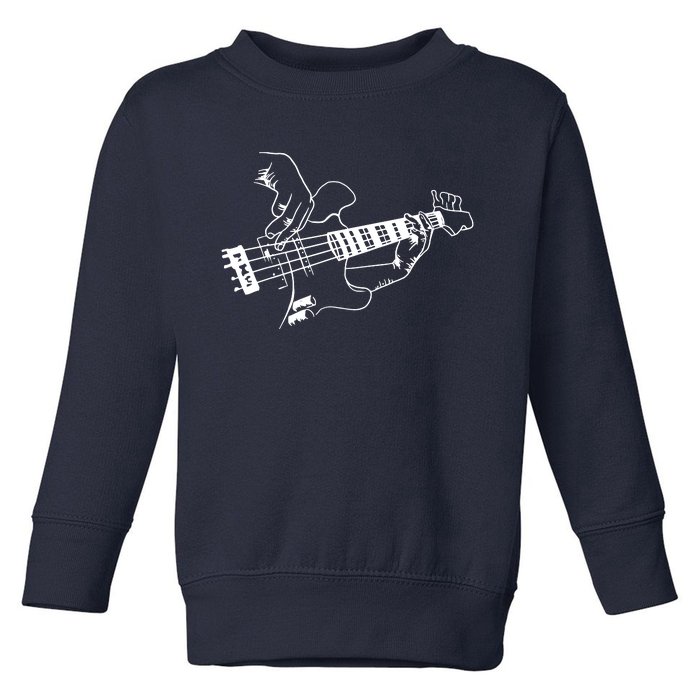 Bass Guitar Player Music Guitarist Musician Rock Toddler Sweatshirt