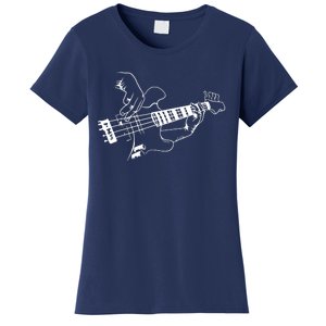 Bass Guitar Player Music Guitarist Musician Rock Women's T-Shirt