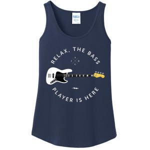 Bass Guitar Player Relax The Bass Player Is Here Ladies Essential Tank