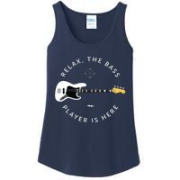 Bass Guitar Player Relax The Bass Player Is Here Ladies Essential Tank