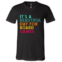 Board Game Player Geek Quote For Boradgame Lover And Nerd V-Neck T-Shirt