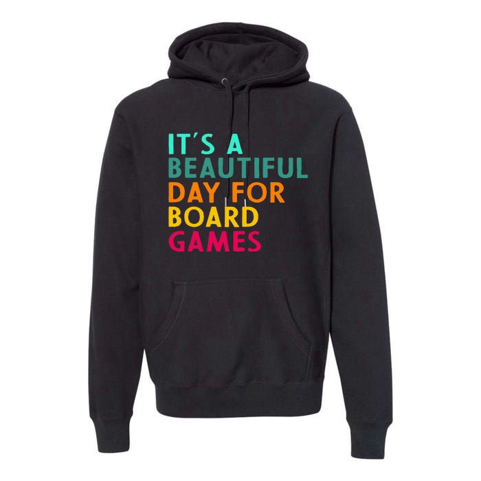 Board Game Player Geek Quote For Boradgame Lover And Nerd Premium Hoodie