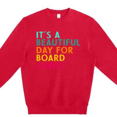 Board Game Player Geek Quote For Boradgame Lover And Nerd Premium Crewneck Sweatshirt