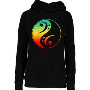 Bass Guitar Player Musical Instrument Bass Guitar Cute Gift Womens Funnel Neck Pullover Hood