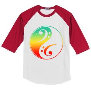 Bass Guitar Player Musical Instrument Bass Guitar Cute Gift Kids Colorblock Raglan Jersey