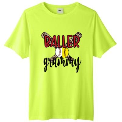 Baller Grammy Proud Baseball Softball Grammy Grandma Gift Tall Fusion ChromaSoft Performance T-Shirt