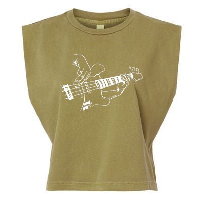 Bass Guitar Player Music Guitarist Musician Garment-Dyed Women's Muscle Tee