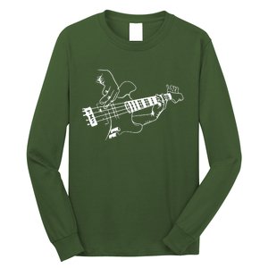 Bass Guitar Player Music Guitarist Musician Long Sleeve Shirt