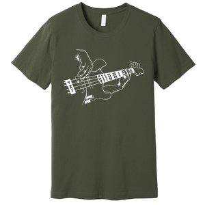 Bass Guitar Player Music Guitarist Musician Premium T-Shirt