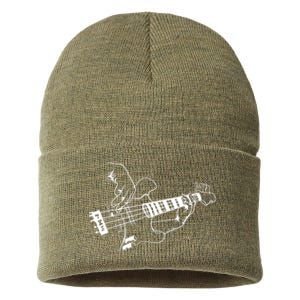 Bass Guitar Player Music Guitarist Musician Sustainable Knit Beanie