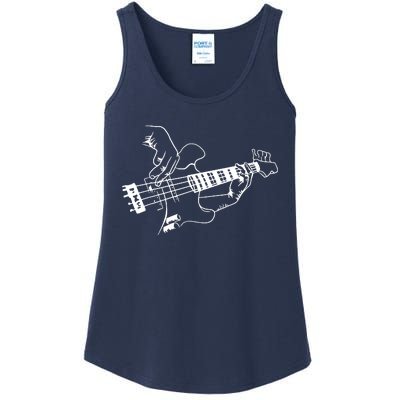 Bass Guitar Player Music Guitarist Musician Ladies Essential Tank