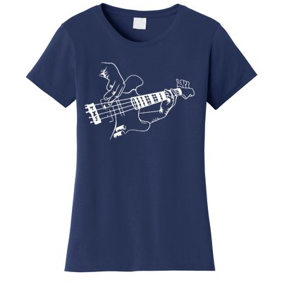 Bass Guitar Player Music Guitarist Musician Women's T-Shirt